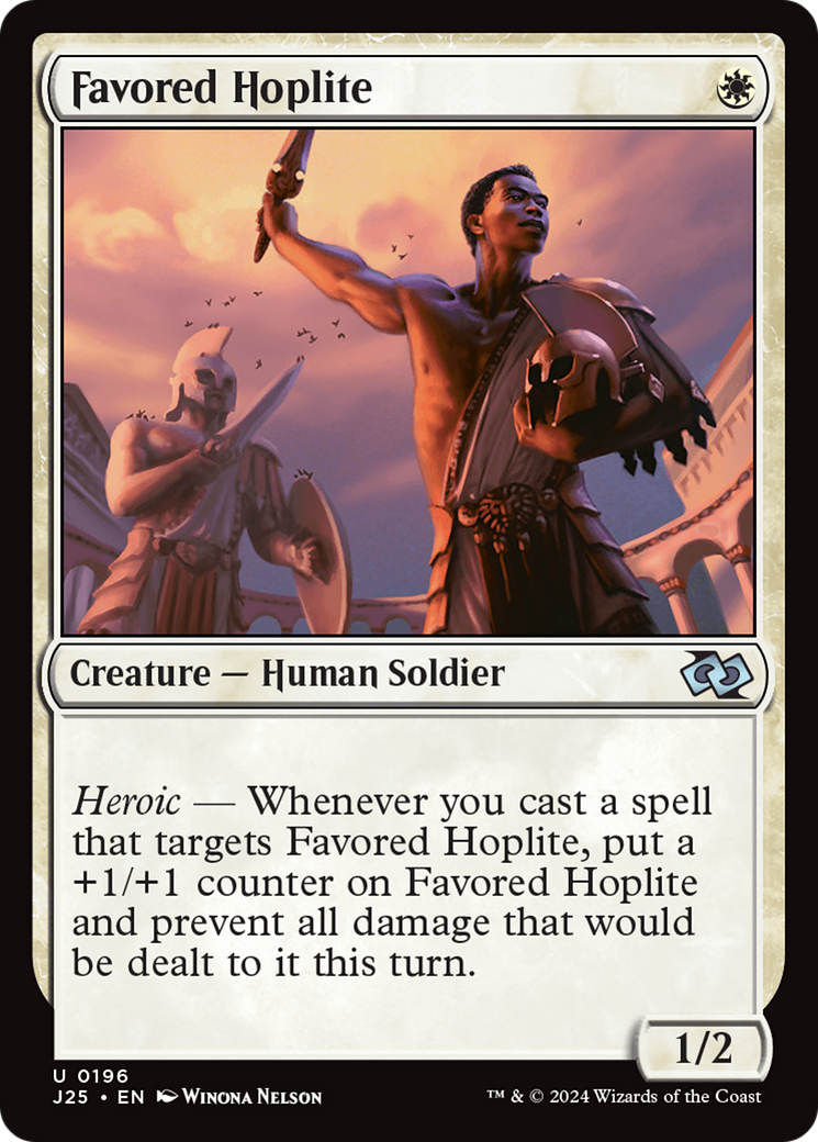 Favored Hoplite [Foundations Jumpstart] | Dragon's Lair Comics and Fantasy Houston TX