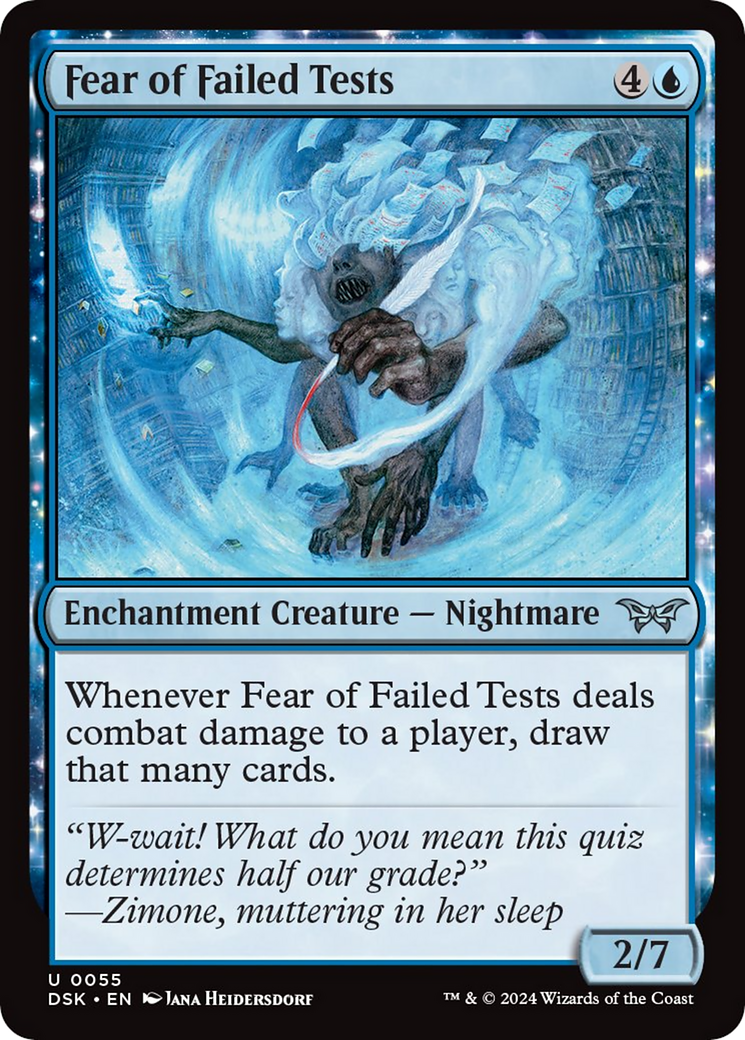 Fear of Failed Tests [Duskmourn: House of Horror] | Dragon's Lair Comics and Fantasy Houston TX