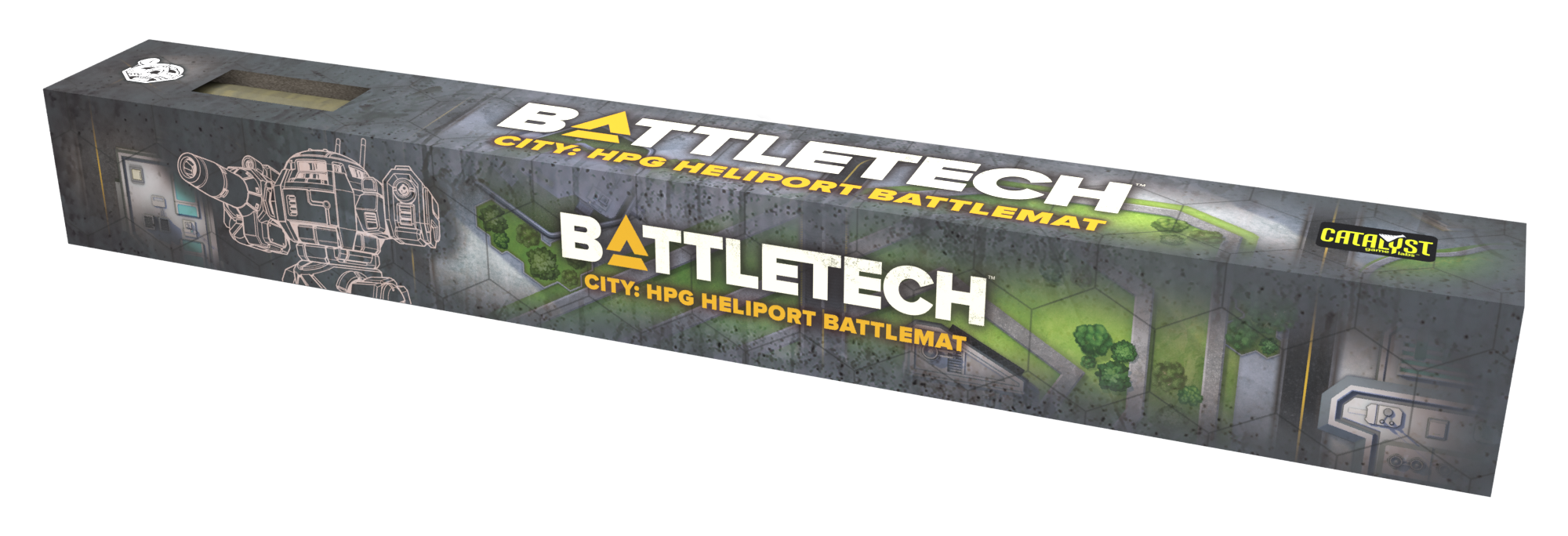 Battletech: Battle Mat - Cities HPG Heliport/Plaza | Dragon's Lair Comics and Fantasy Houston TX