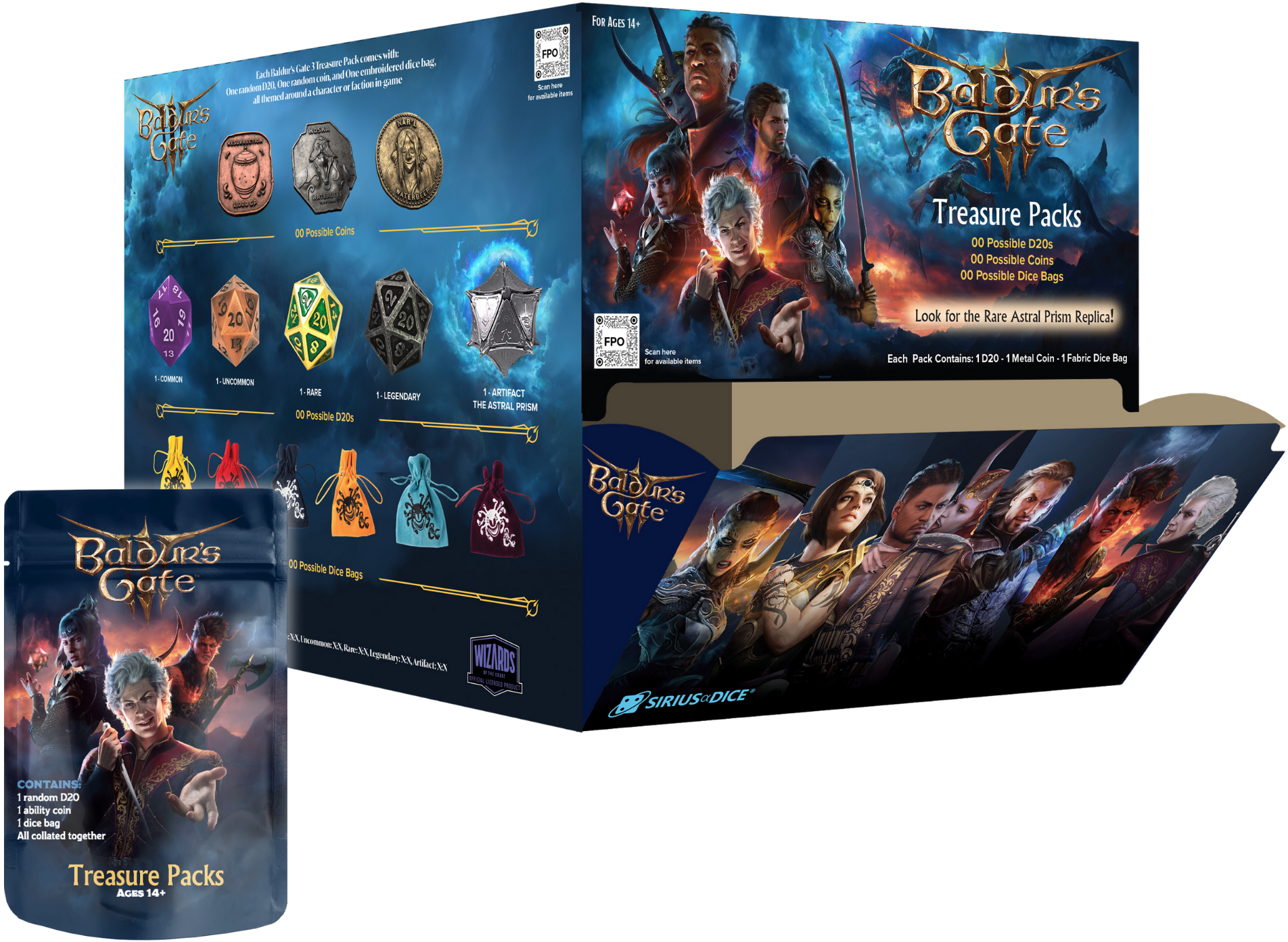 Dungeons & Dragons: Baldur's Gate 3 Treasure Packs | Odin's Place