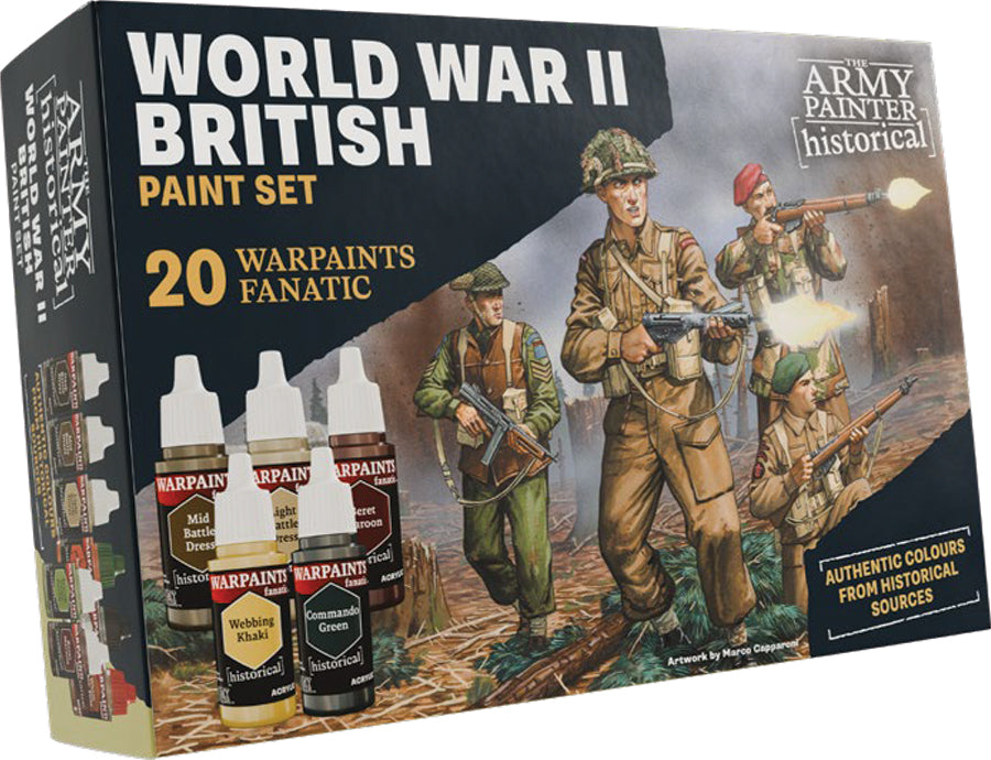 Army Painter Warpaints: Historical - WWII British Paint Set | Dragon's Lair Comics and Fantasy Houston TX