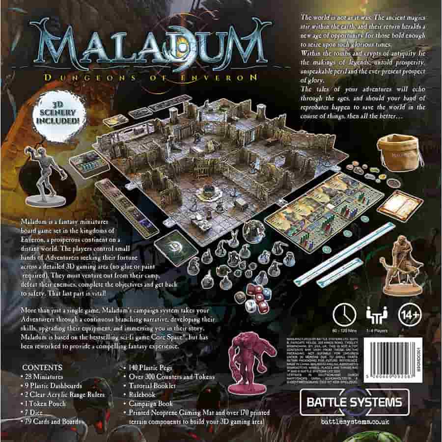 Maladum: Dungeons of Enveron Starter Set | Odin's Place
