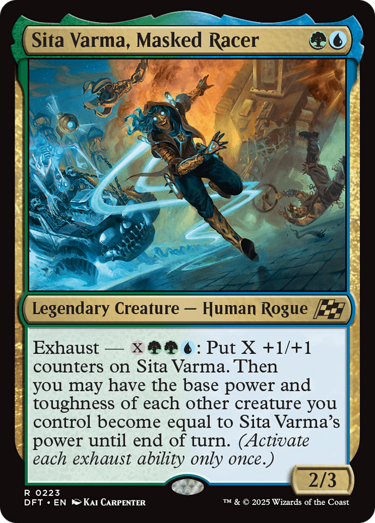 Sita Varma, Masked Racer [Aetherdrift] | Dragon's Lair Comics and Fantasy Houston TX