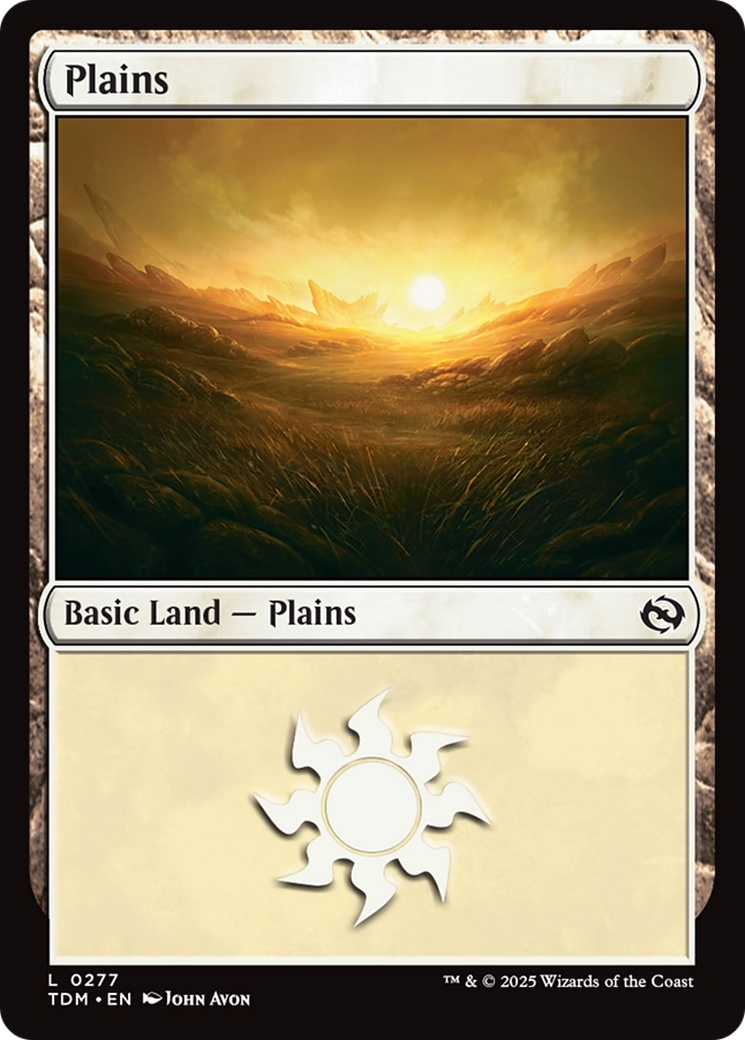 Plains (0277) [Tarkir: Dragonstorm] | Dragon's Lair Comics and Fantasy Houston TX