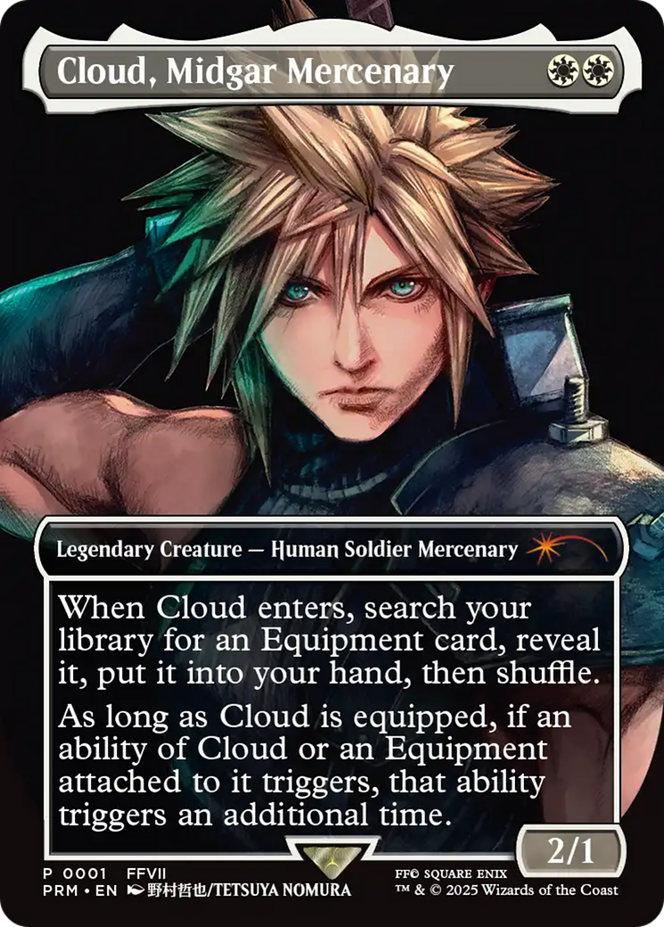 Cloud, Midgar Mercenary [Pro Tour Promos] | Dragon's Lair Comics and Fantasy Houston TX