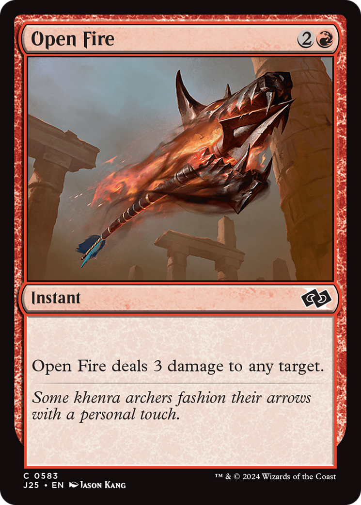 Open Fire [Foundations Jumpstart] | Dragon's Lair Comics and Fantasy Houston TX