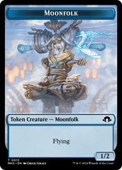 Eldrazi Spawn // Moonfolk Double-Sided Token [Modern Horizons 3 Tokens] | Dragon's Lair Comics and Fantasy Houston TX