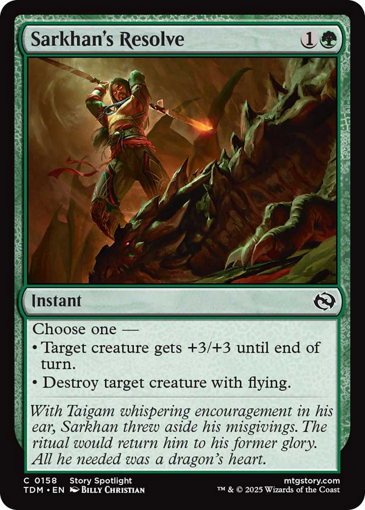 Sarkhan's Resolve [Tarkir: Dragonstorm] | Dragon's Lair Comics and Fantasy Houston TX