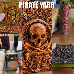 Pirate Yarr Storage Tome for TTRPG, MTG, Pokemon, D&D Gaming | Dragon's Lair Comics and Fantasy Houston TX