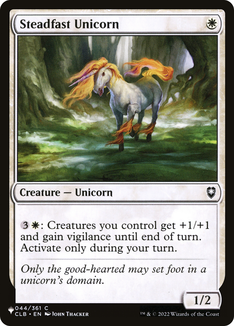 Steadfast Unicorn [The List] | Dragon's Lair Comics and Fantasy Houston TX
