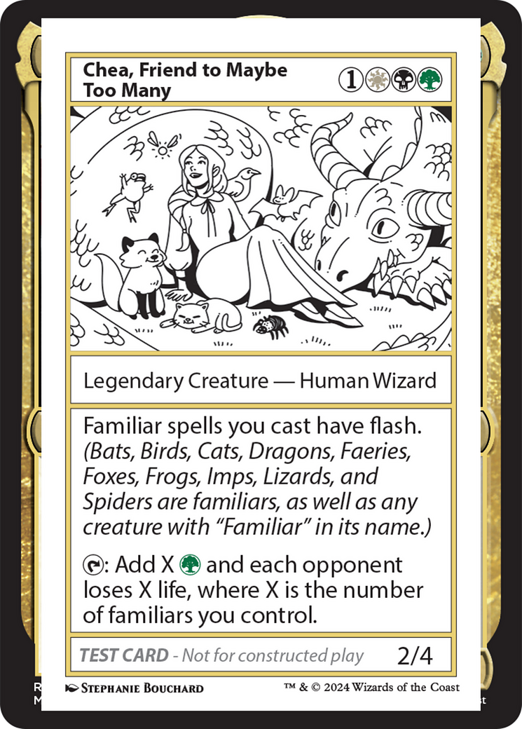 Chea, Friend to Maybe Too Many [Mystery Booster 2 Playtest Cards] | Dragon's Lair Comics and Fantasy Houston TX