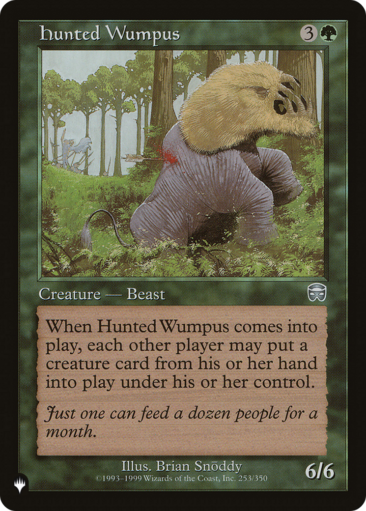 Hunted Wumpus [The List] | Dragon's Lair Comics and Fantasy Houston TX