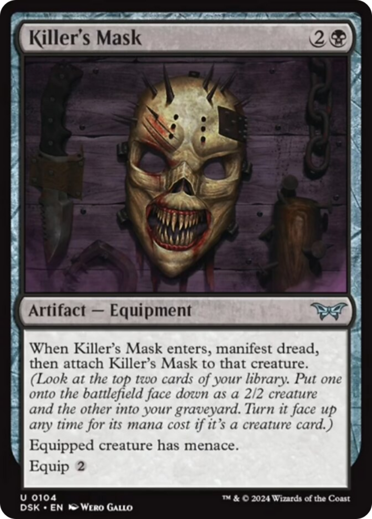 Killer's Mask [Duskmourn: House of Horror] | Dragon's Lair Comics and Fantasy Houston TX