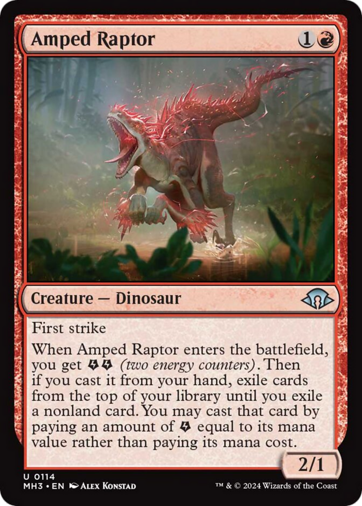 Amped Raptor [Modern Horizons 3] | Dragon's Lair Comics and Fantasy Houston TX