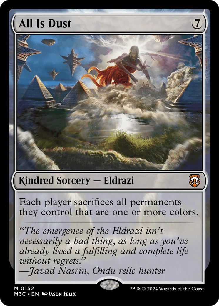 All Is Dust (Ripple Foil) [Modern Horizons 3 Commander] | Dragon's Lair Comics and Fantasy Houston TX