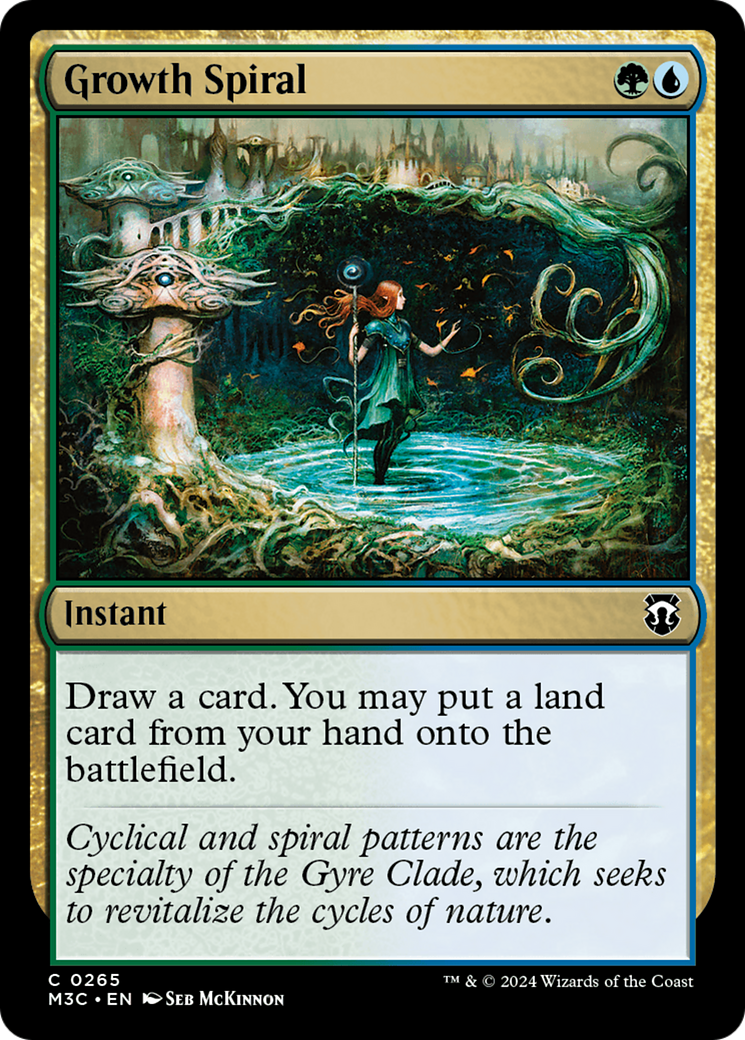 Growth Spiral (Ripple Foil) [Modern Horizons 3 Commander] | Dragon's Lair Comics and Fantasy Houston TX