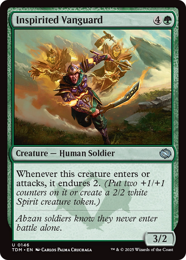 Inspirited Vanguard [Tarkir: Dragonstorm] | Dragon's Lair Comics and Fantasy Houston TX