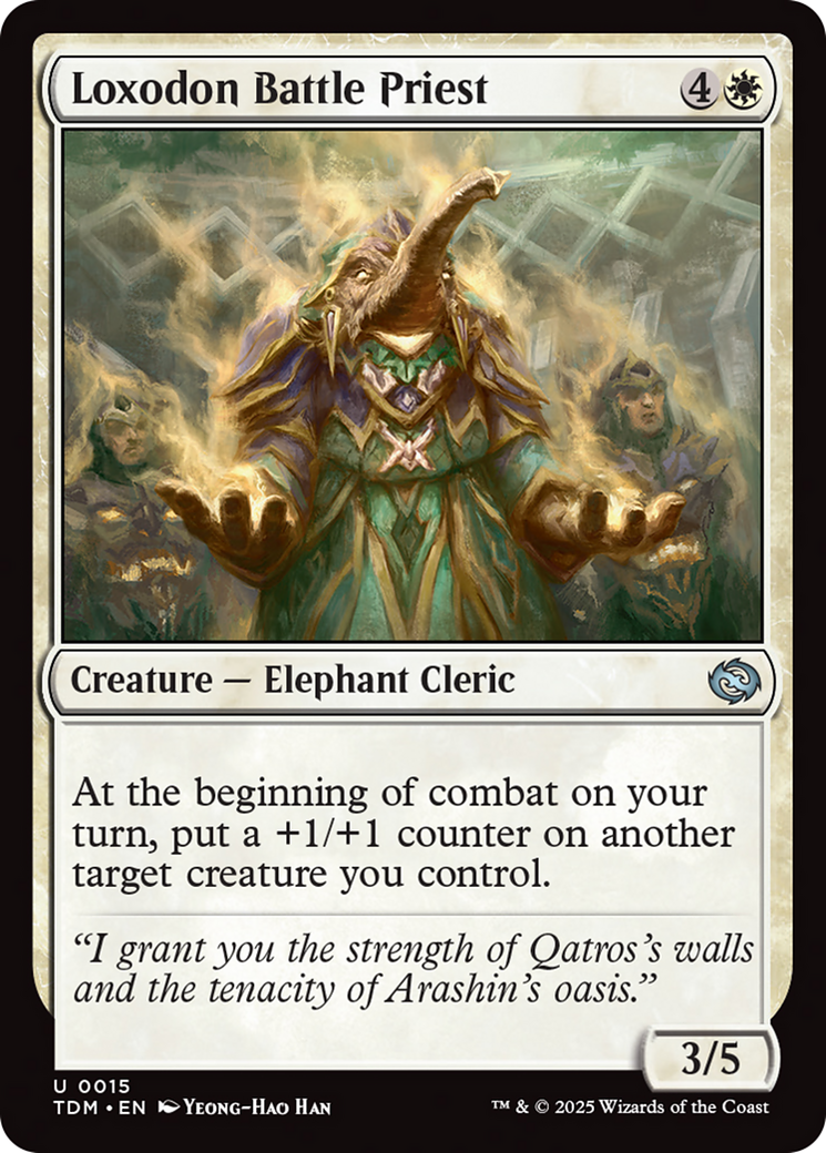 Loxodon Battle Priest [Tarkir: Dragonstorm] | Dragon's Lair Comics and Fantasy Houston TX