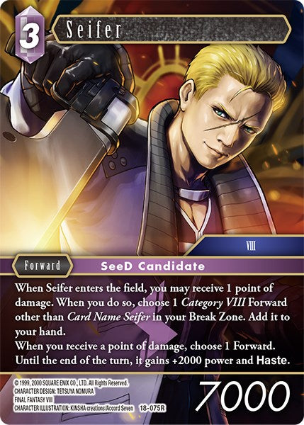 Seifer [Resurgence of Power] | Odin's Place