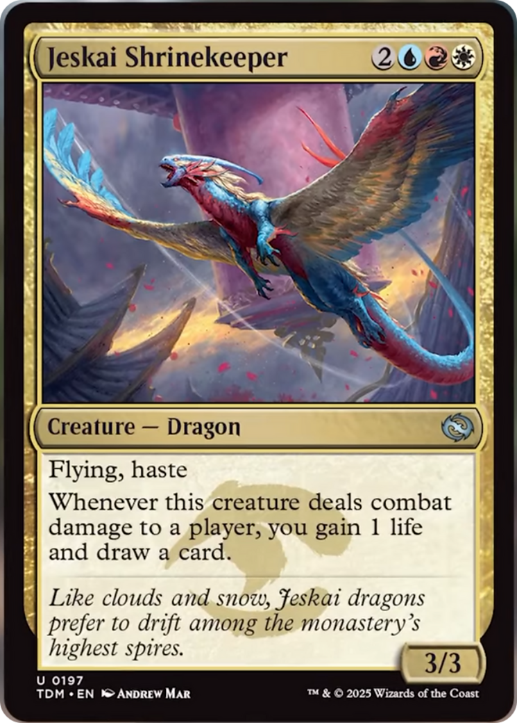 Jeskai Shrinekeeper [Tarkir: Dragonstorm] | Dragon's Lair Comics and Fantasy Houston TX