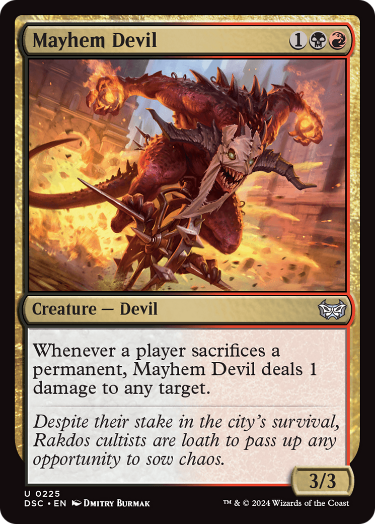 Mayhem Devil [Duskmourn: House of Horror Commander] | Dragon's Lair Comics and Fantasy Houston TX
