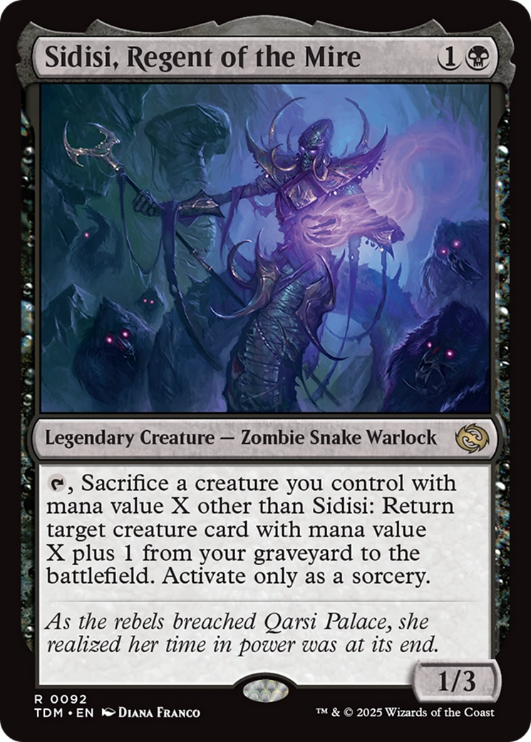 Sidisi, Regent of the Mire [Tarkir: Dragonstorm] | Dragon's Lair Comics and Fantasy Houston TX