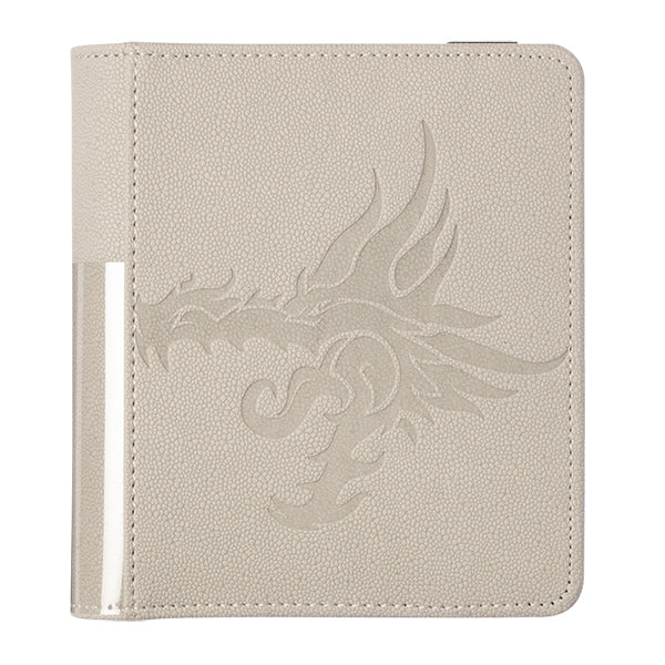 Dragon Shield Binder: Card Codex Portfolio 80- Ashen White | Dragon's Lair Comics and Fantasy Houston TX