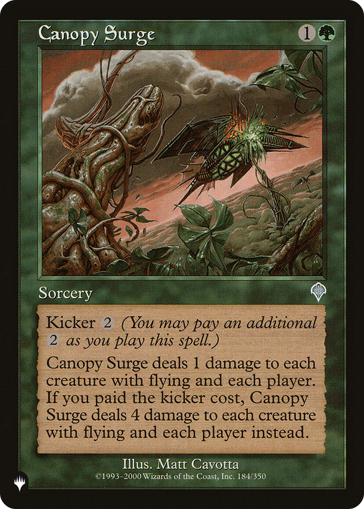 Canopy Surge [The List] | Dragon's Lair Comics and Fantasy Houston TX
