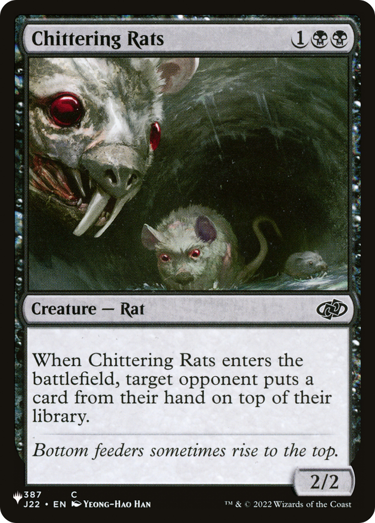 Chittering Rats [The List] | Dragon's Lair Comics and Fantasy Houston TX
