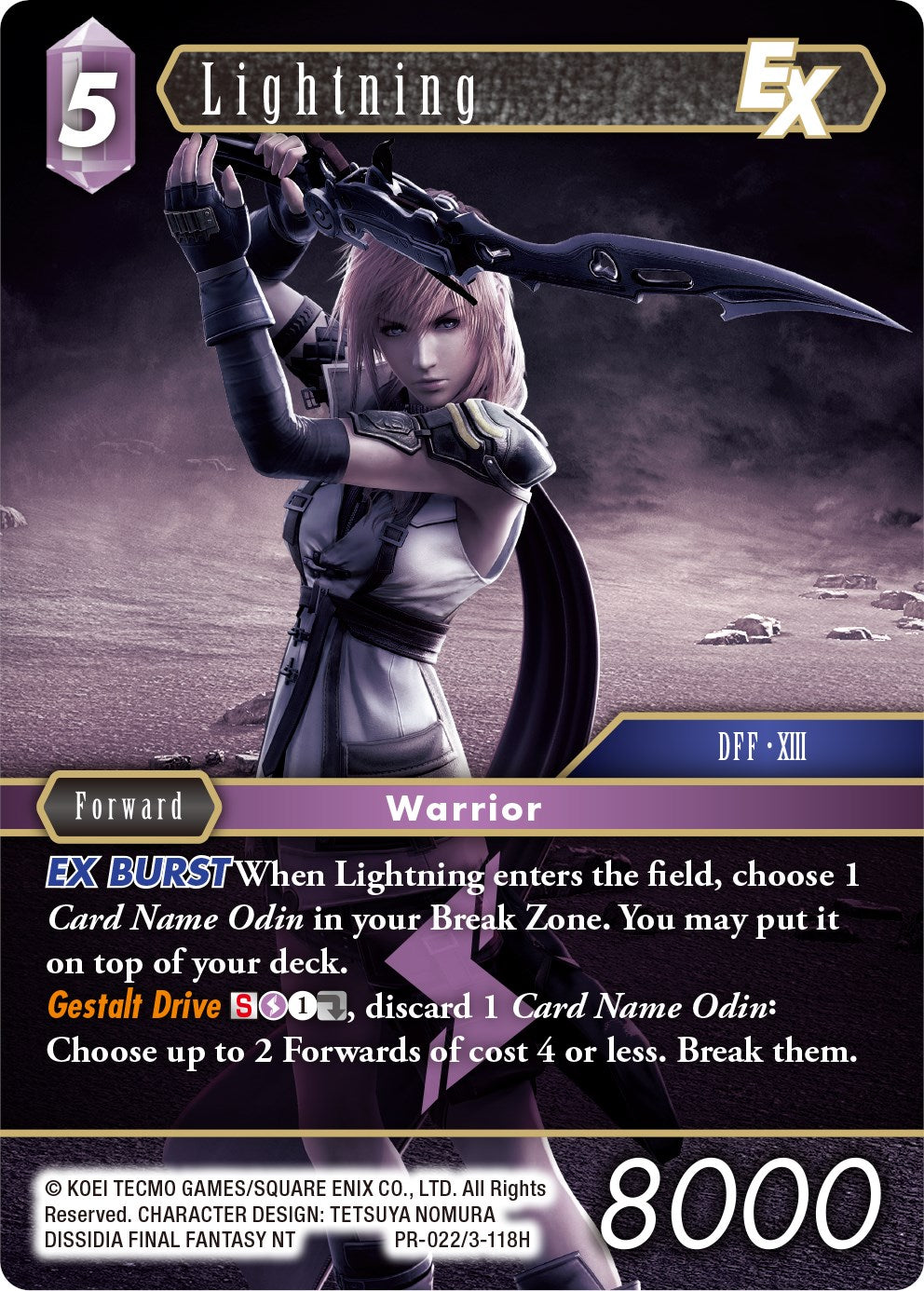 Lightning EX [Opus III Promo Cards] | Odin's Place