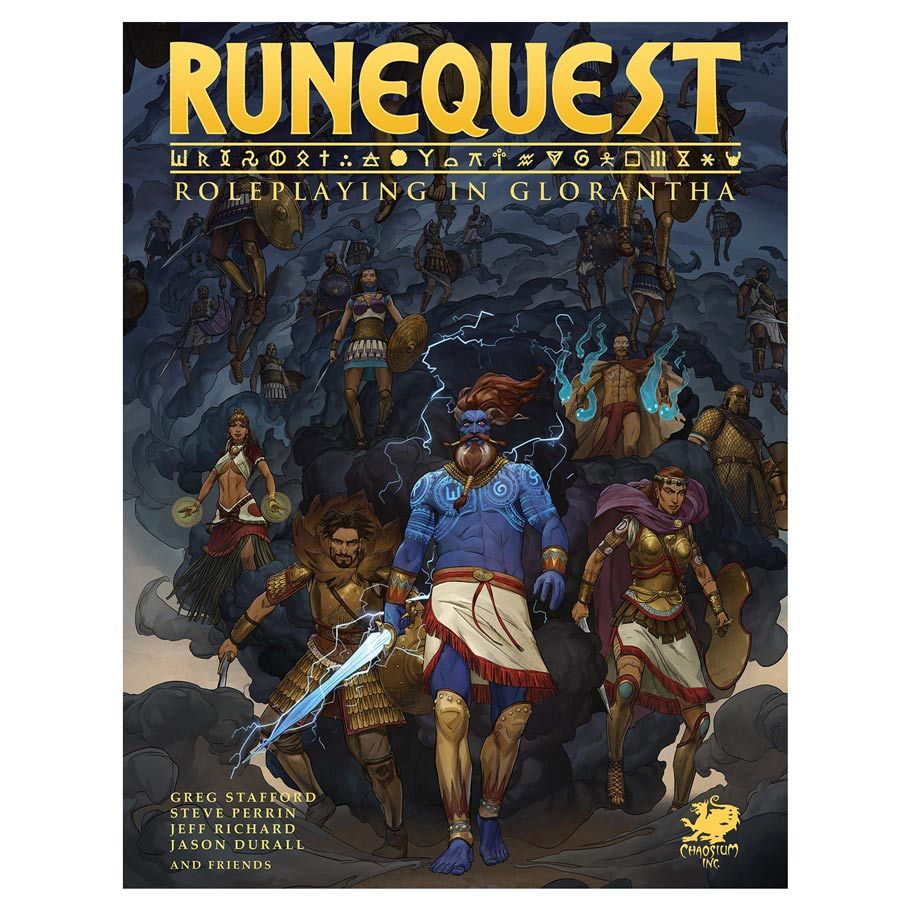 RuneQuest: Roleplaying In Glorantha Core Rulebook | Dragon's Lair Comics and Fantasy Houston TX