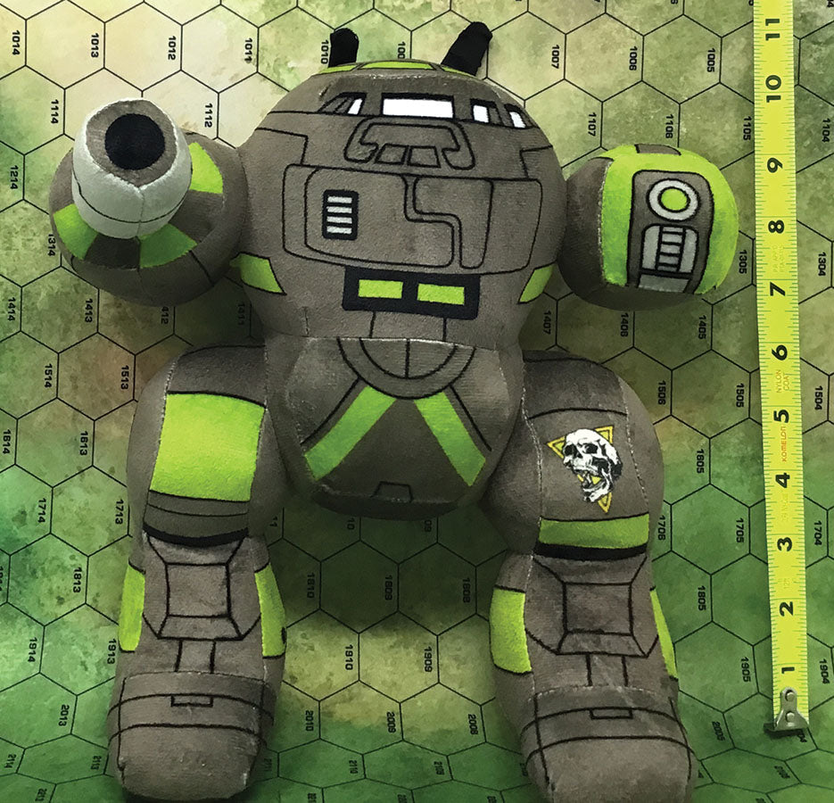 Battletech: Plushy UrbanMech (House Liao Death Commandos) | Dragon's Lair Comics and Fantasy Houston TX