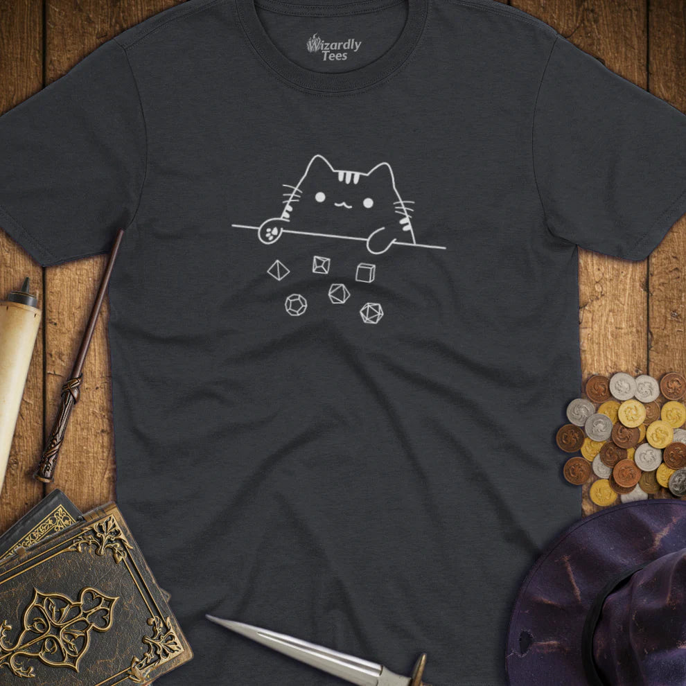 T-Shirt: Cat Dice | Dragon's Lair Comics and Fantasy Houston TX