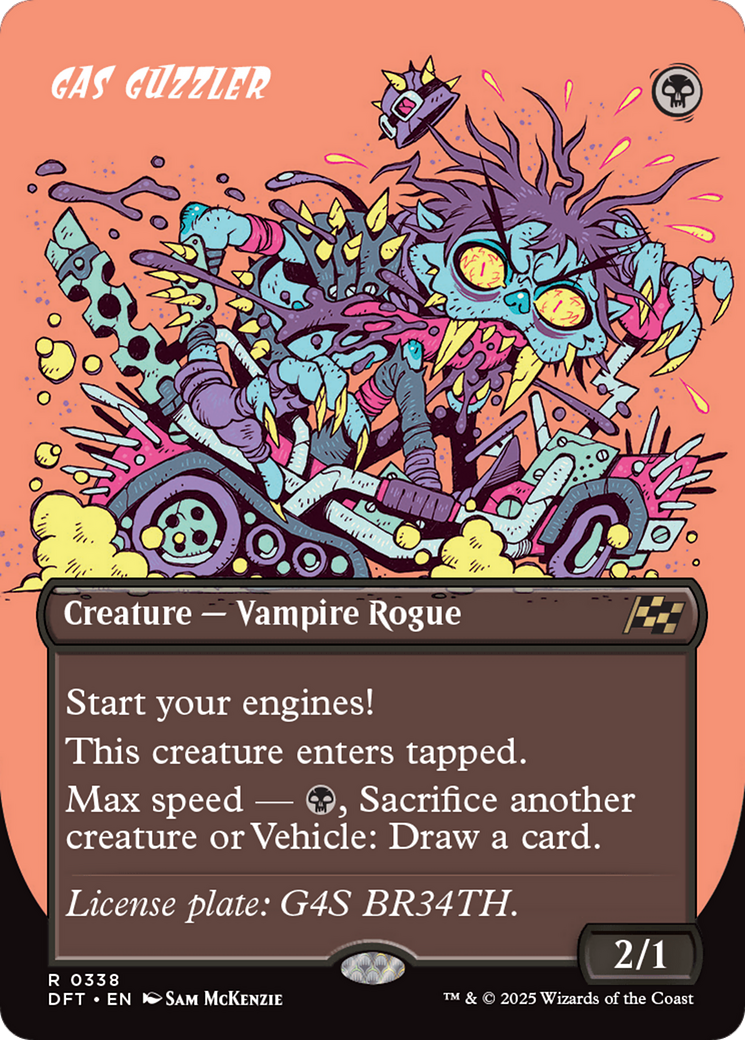 Gas Guzzler (Borderless) [Aetherdrift] | Dragon's Lair Comics and Fantasy Houston TX