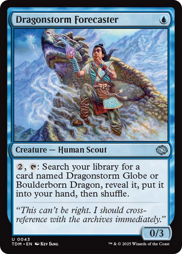 Dragonstorm Forecaster [Tarkir: Dragonstorm] | Dragon's Lair Comics and Fantasy Houston TX