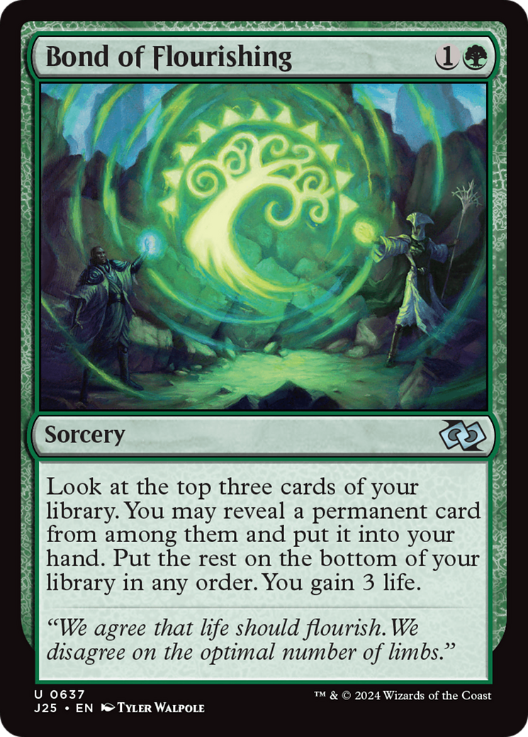 Bond of Flourishing [Foundations Jumpstart] | Dragon's Lair Comics and Fantasy Houston TX
