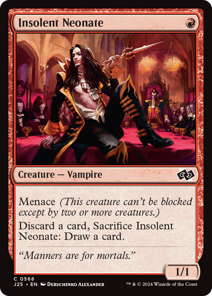 Insolent Neonate [Foundations Jumpstart] | Dragon's Lair Comics and Fantasy Houston TX