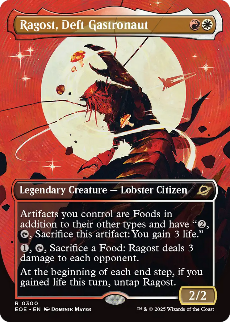 Ragost, Deft Gastronaut (Borderless) [Edge of Eternities] | Dragon's Lair Comics and Fantasy Houston TX