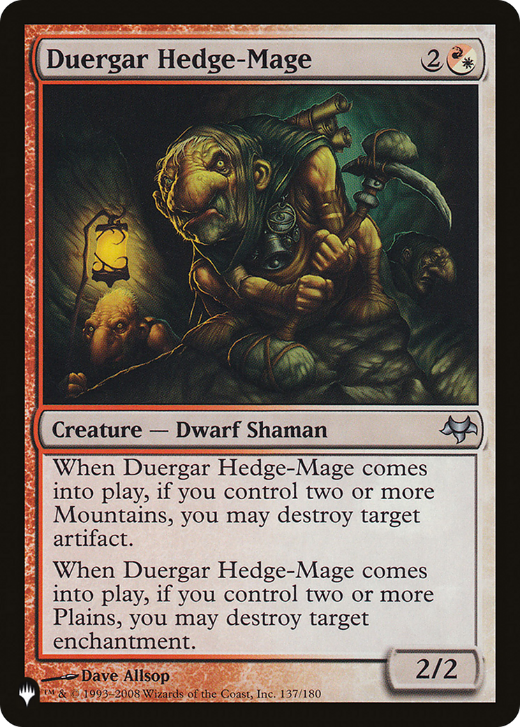 Duergar Hedge-Mage [The List] | Dragon's Lair Comics and Fantasy Houston TX
