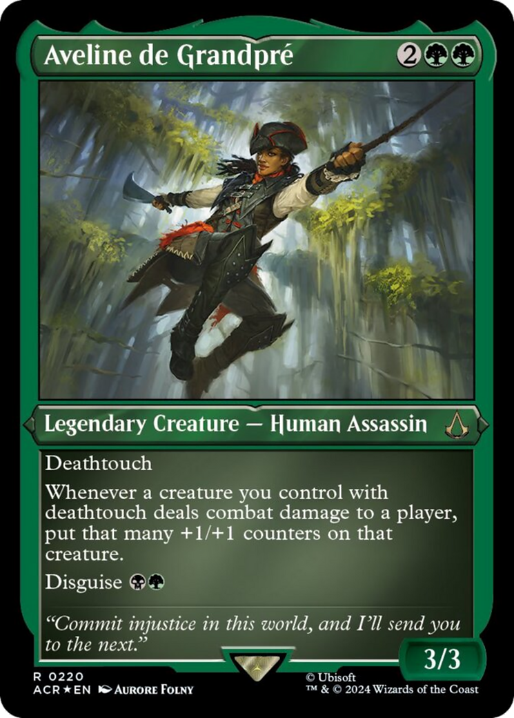Aveline de Grandpre (Foil Etched) [Assassin's Creed] | Dragon's Lair Comics and Fantasy Houston TX
