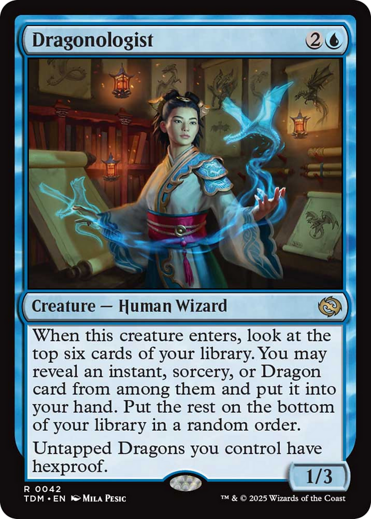 Dragonologist [Tarkir: Dragonstorm] | Dragon's Lair Comics and Fantasy Houston TX