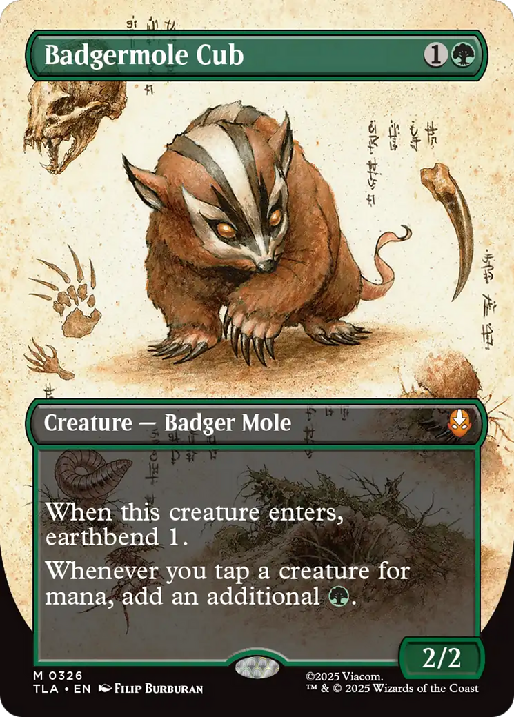 Badgermole Cub (Borderless) [Avatar: The Last Airbender] | Dragon's Lair Comics and Fantasy Houston TX