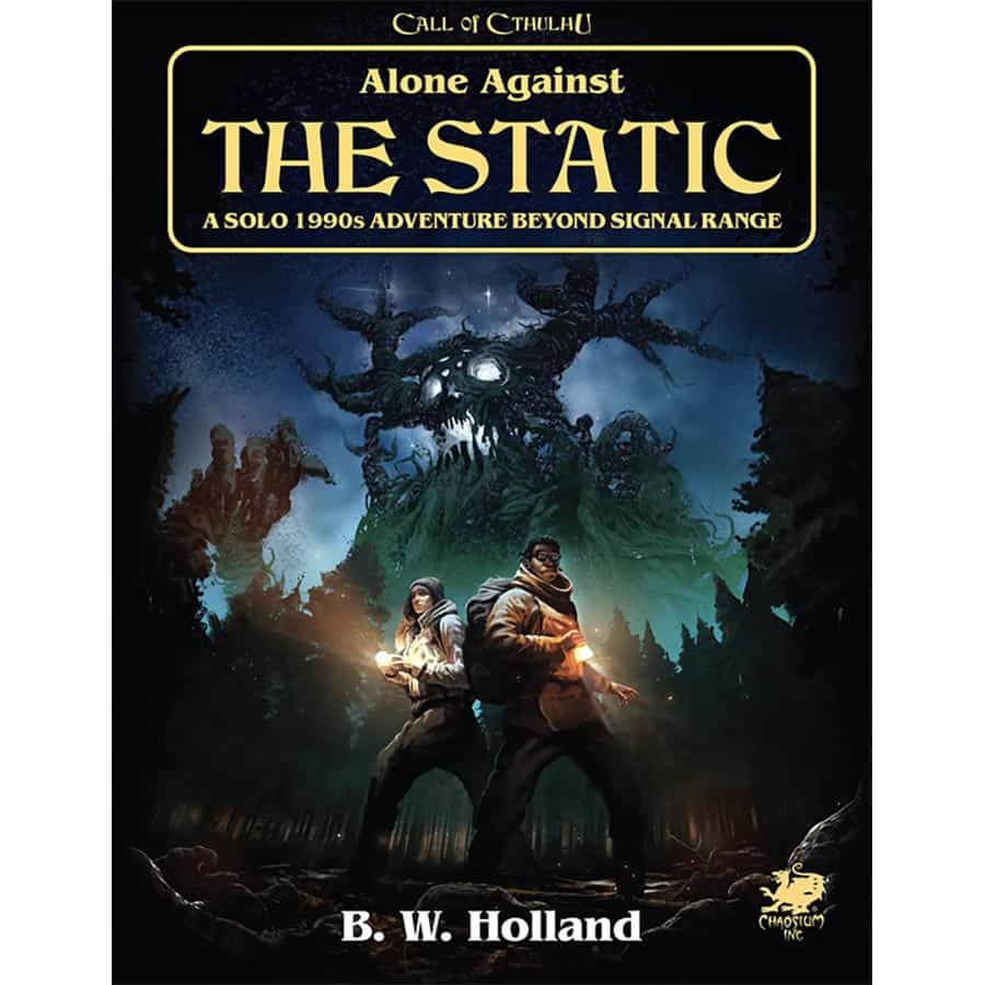 Call of Cthulhu RPG: Alone Against the Static Solo Adventure | Dragon's Lair Comics and Fantasy Houston TX