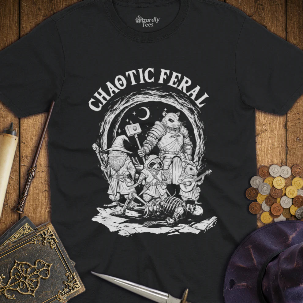 T-Shirt: Chaotic Feral | Dragon's Lair Comics and Fantasy Houston TX