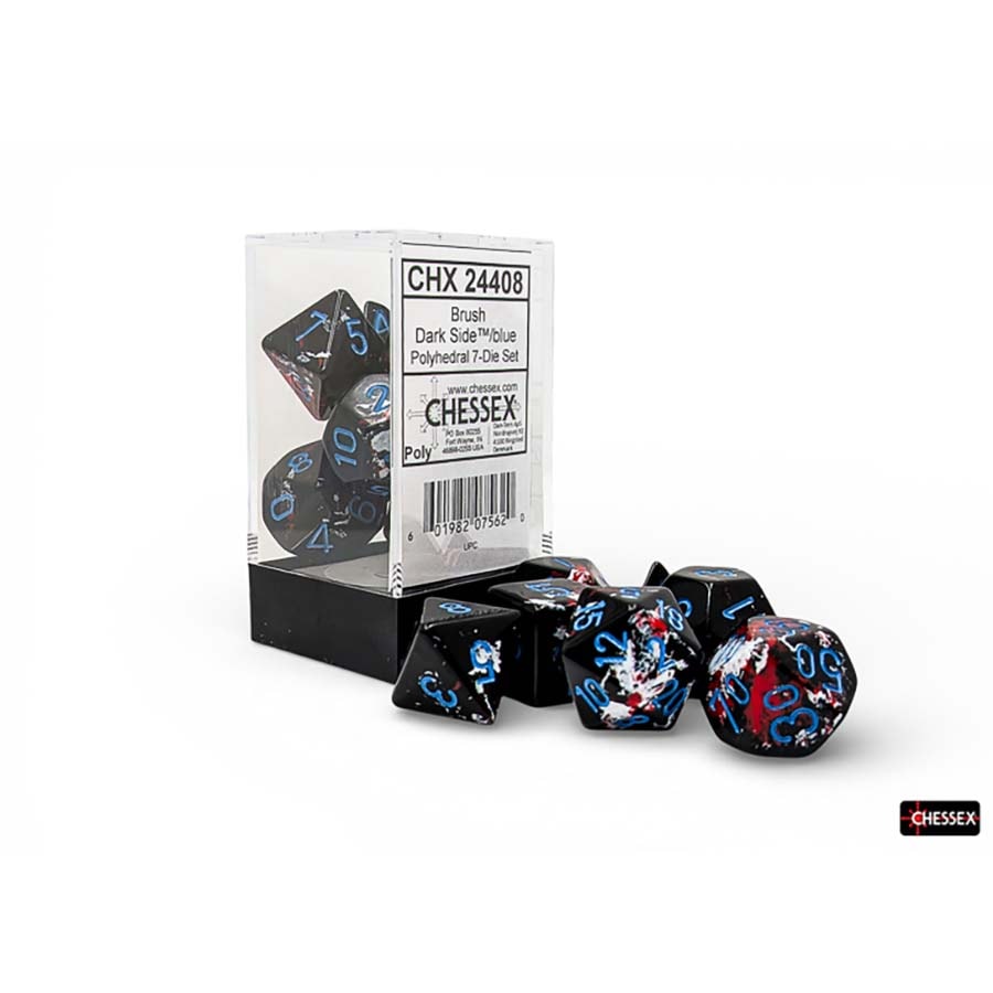 Chessex: Brush Polyhedral Dice Block (7 Dice) - Various Sets | Odin's Place