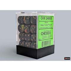 Chessex: Brush 12mm D6 Dice Block (36 Dice) - Various Sets | Odin's Place