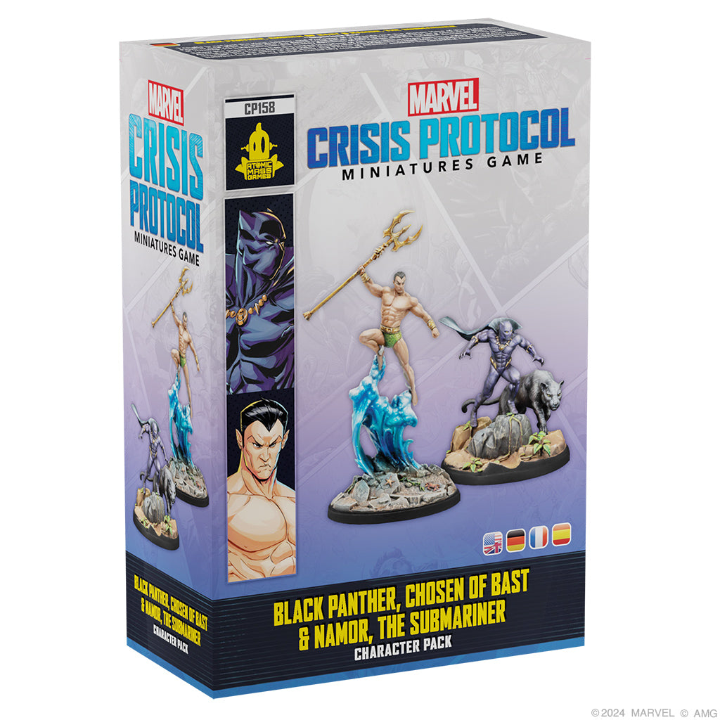 Marvel Crisis Protocol: Black Panther and Namor | Dragon's Lair Comics and Fantasy Houston TX