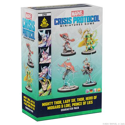 Marvel Crisis Protocol: Mighty Thor, Lady Sif, Thor Hero of Midgard & Loki Prince of Lies | Dragon's Lair Comics and Fantasy Houston TX