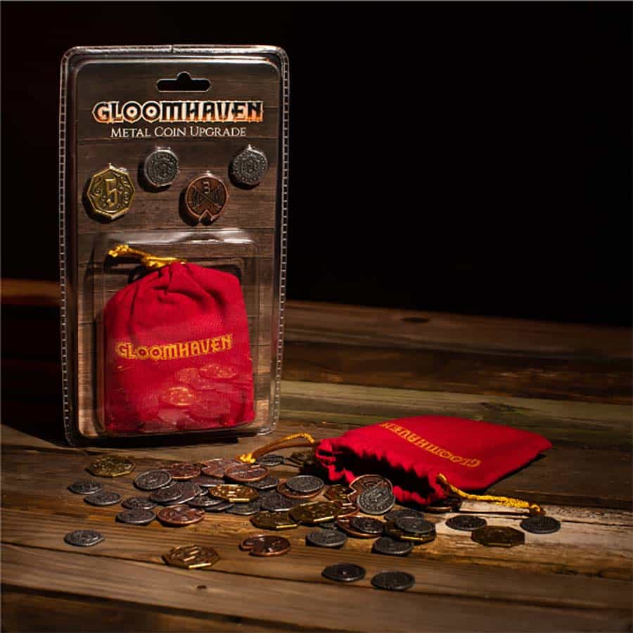 Gloomhaven (Second Edition): Metal Coin Upgrade | Dragon's Lair Comics and Fantasy Houston TX