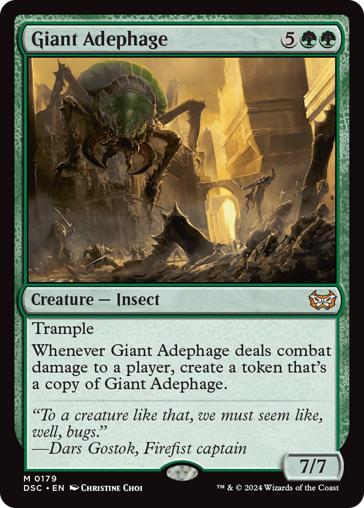 Giant Adephage [Duskmourn: House of Horror Commander] | Dragon's Lair Comics and Fantasy Houston TX